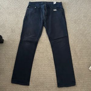 Banana republic dark blue chino type pant.. stretch material and super comfy